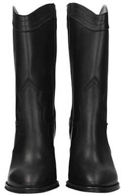 (W) Saint Laurent Sepatu Boots Kulit Hitam 6200791UP001000 Shop (W) Saint Laurent Sepatu Boots Kulit Hitam 6200791UP001000