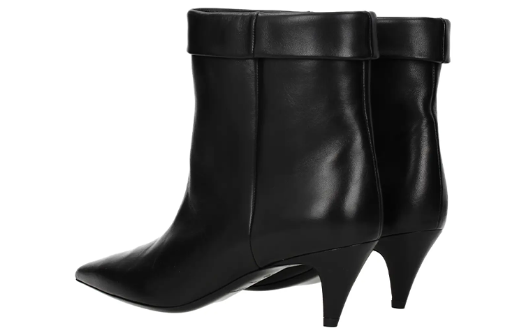 Lookbook (W) Saint Laurent Sepatu Boot 'Kulit Hitam Fashion' 5327520RR001000