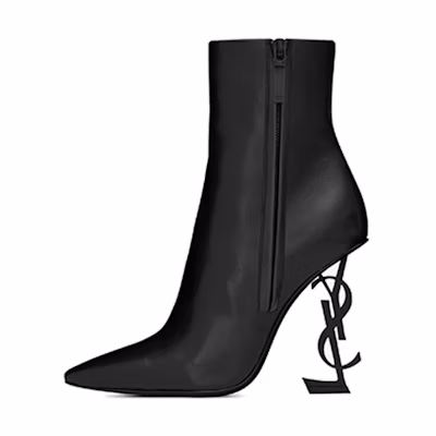 (W) Saint Laurent Ankle Boot 'Black Leather Pointed Toe'