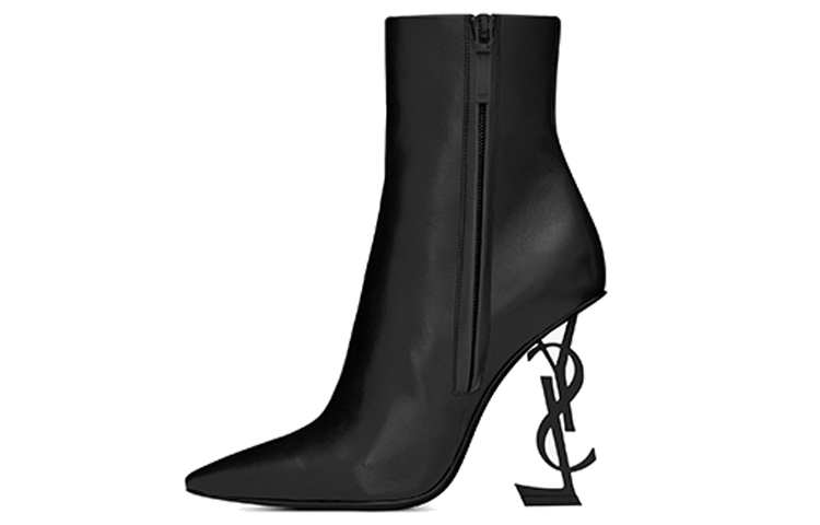 (Women) Saint Laurent Ankle Boot 'Black Leather Pointed Toe' 5637530RRUU1000