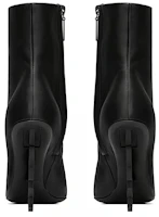 Purchase SAINT LAURENT 羊皮 尖头及踝 短靴 11cm 女款 黑色