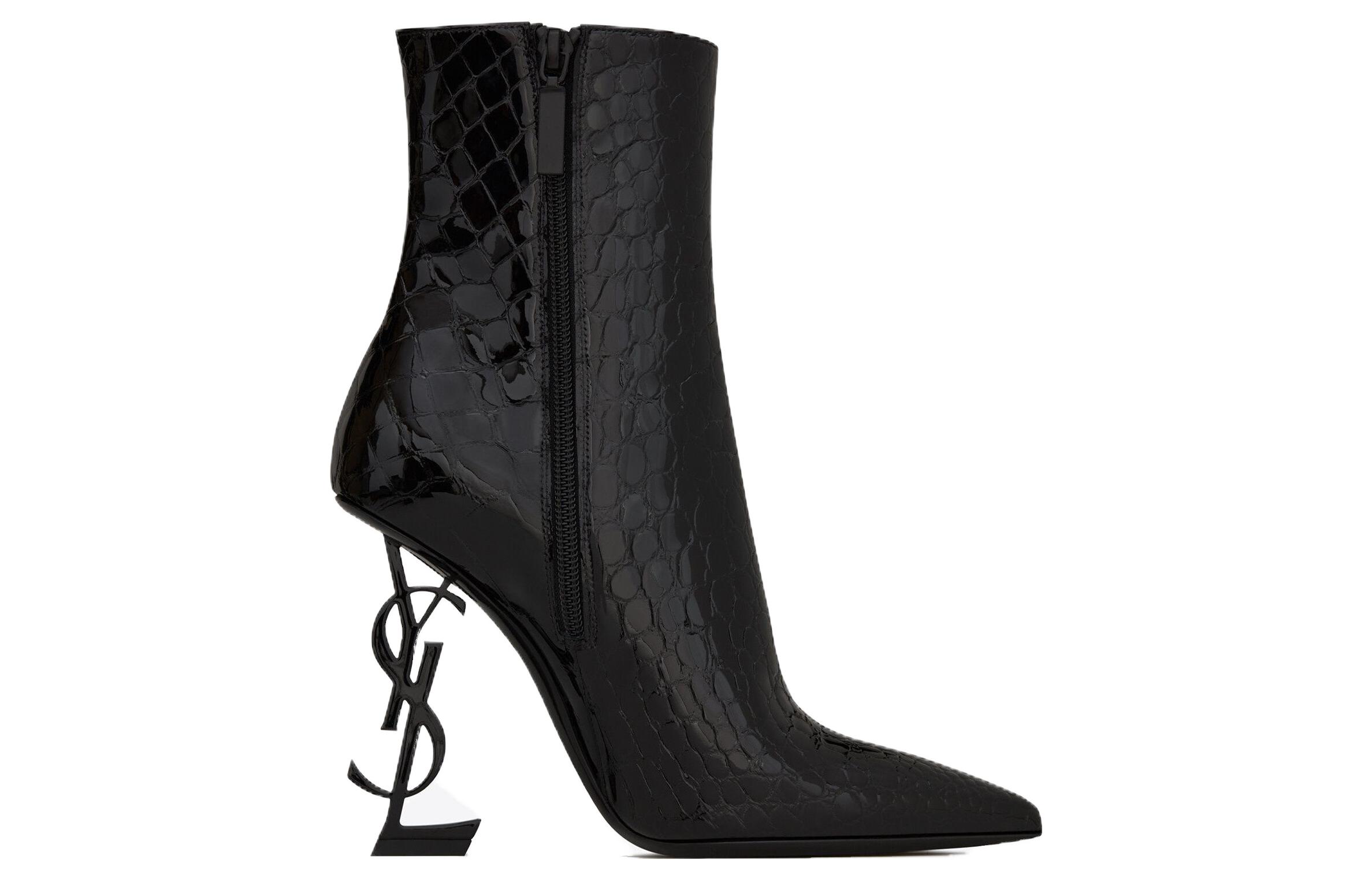 Order (W) 圣罗兰黑色尖头踝靴 63959910NVV1000