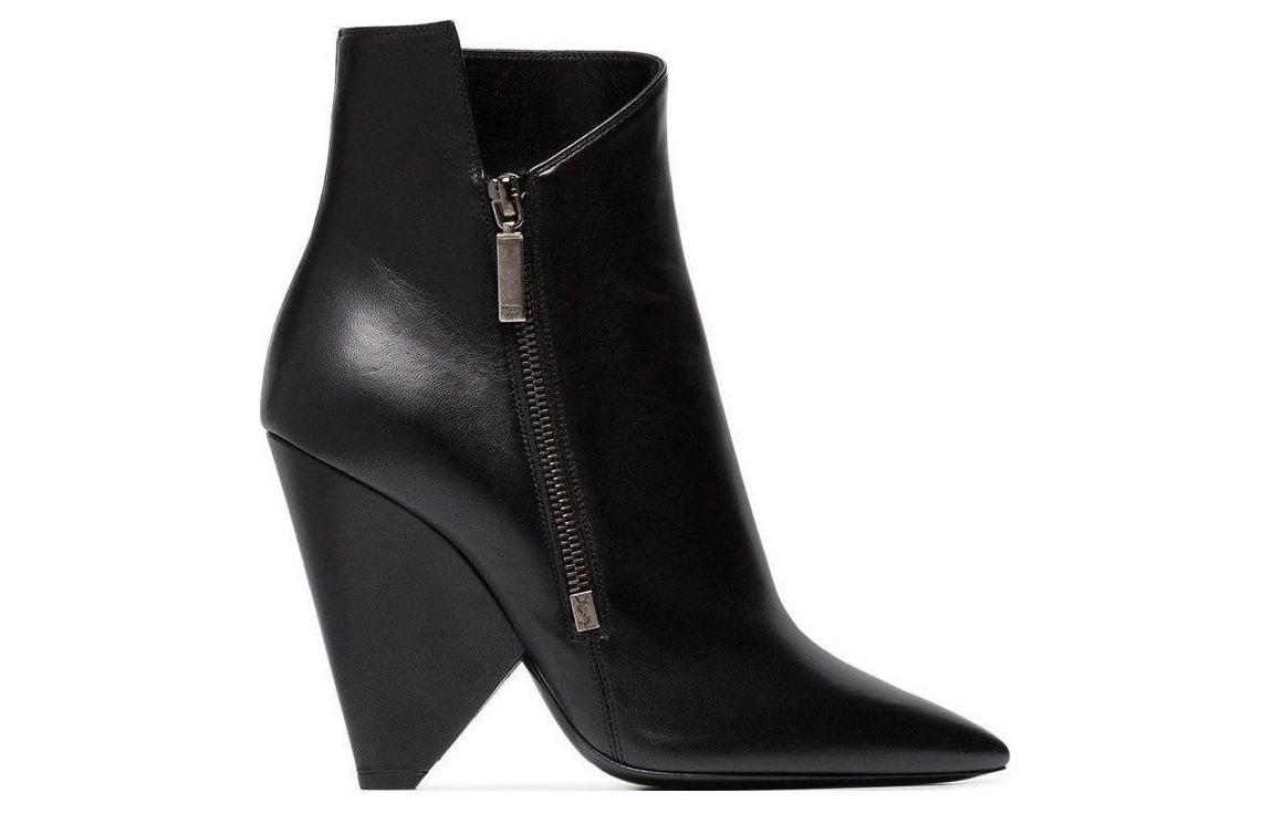 Order (W) Botín Saint Laurent 'Negro Shearling con Cremallera' 5419770RR001000