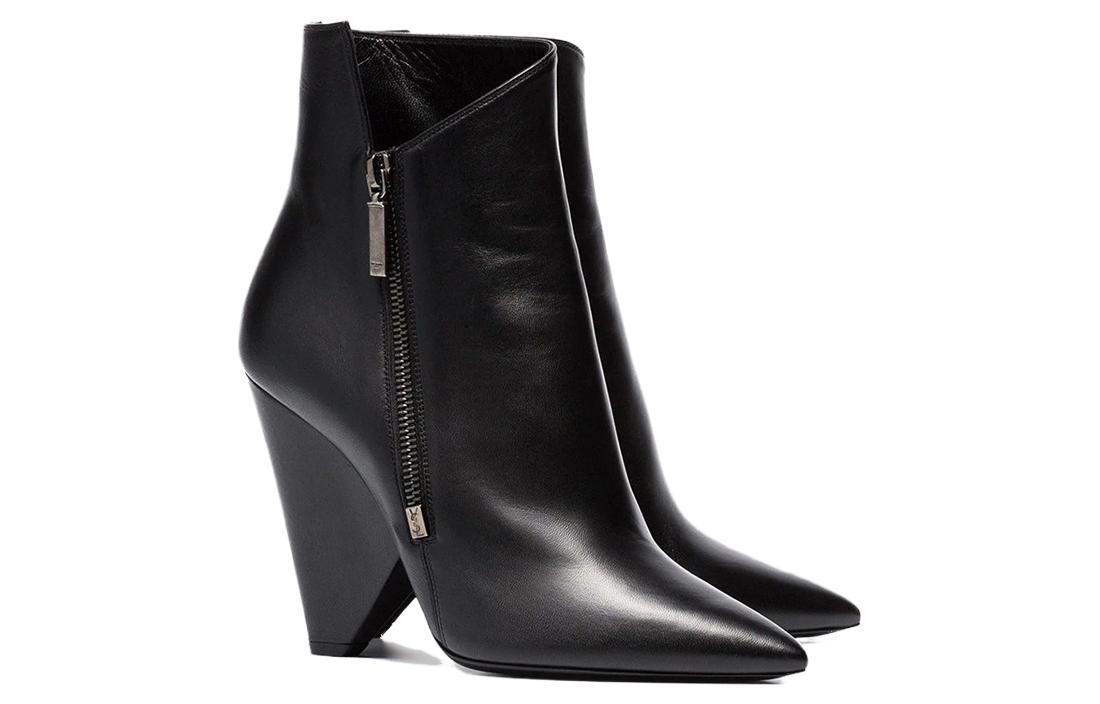 Shop (W) Botín Saint Laurent 'Negro Shearling con Cremallera' 5419770RR001000