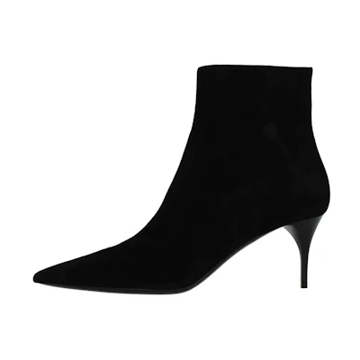 (W) Saint Laurent Ankle Boot 'Black Suede'
