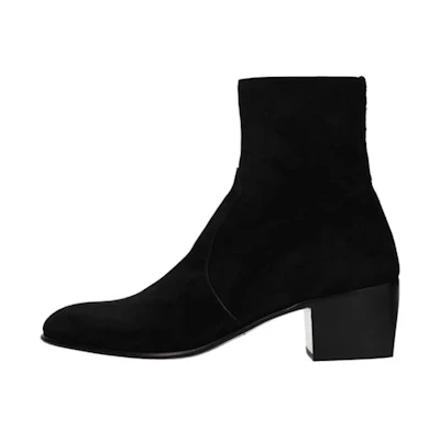 (W) Saint Laurent Ankle Boot 'Black Suede'