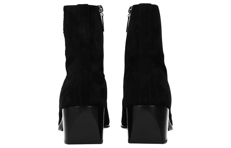 Purchase (W) Saint Laurent But Buku 'Suede Hitam' 6325020LI001000