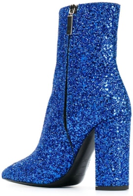 (W) Saint Laurent Sepatu Boot Pendek 'Calfskin Biru' 5392109TT001830 Lookbook (W) Saint Laurent Sepatu Boot Pendek 'Calfskin Biru' 5392109TT001830