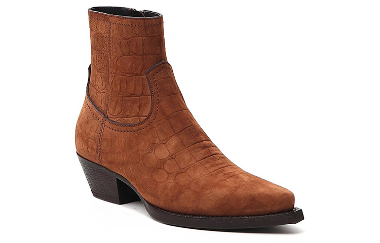 Order (Women) Saint Laurent Ankle Boot 'Brown Leather' 6306891Y2012330