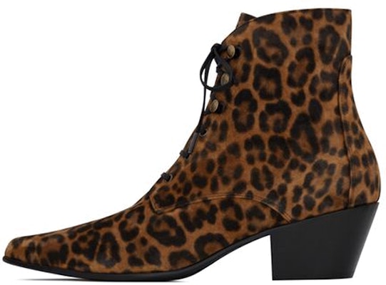(Women) Saint Laurent Ankle Boot 'Brown Leather Straps' 6761581FL002198 Buy (Women) Saint Laurent Ankle Boot 'Brown Leather Straps' 6761581FL002198