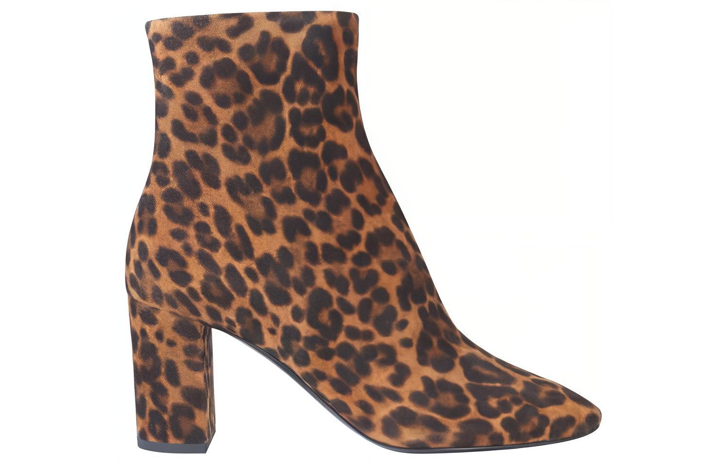 Order (W) 圣罗兰棕色麂皮短靴 5865011FL002198