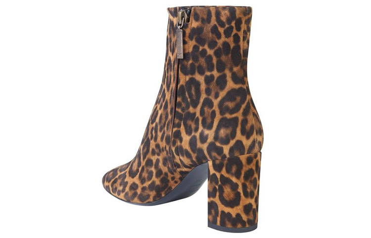 Shop (W) 圣罗兰棕色麂皮短靴 5865011FL002198