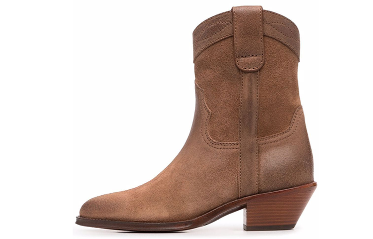 (Women) Saint Laurent Ankle Boot 'Brown Suede' 67025525T002749