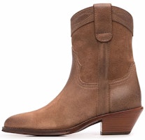 (Women) Saint Laurent Ankle Boot 'Brown Suede' 67025525T002749 (Women) Saint Laurent Ankle Boot 'Brown Suede' 67025525T002749