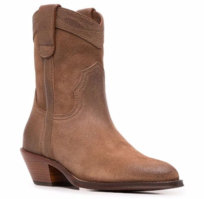 (W) Saint Laurent Sepatu Boot Pergelangan 'Suede Cokelat' 67025525T002749 Order (W) Saint Laurent Sepatu Boot Pergelangan 'Suede Cokelat' 67025525T002749