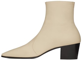 (Women) Saint Laurent Ankle Boot 'White Calfskin' 6691771Y8001543 (Women) Saint Laurent Ankle Boot 'White Calfskin' 6691771Y8001543