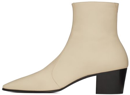 (W) 圣罗兰白色小牛皮踝靴 6691771Y8001543 Buy (W) 圣罗兰白色小牛皮踝靴 6691771Y8001543