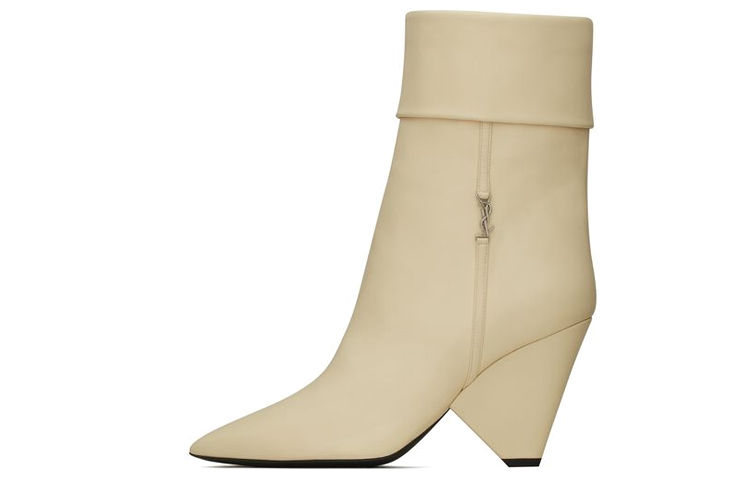 Buy (W) Bota Tobillera Saint Laurent 'Punta Blanca' 6892121Y8001543