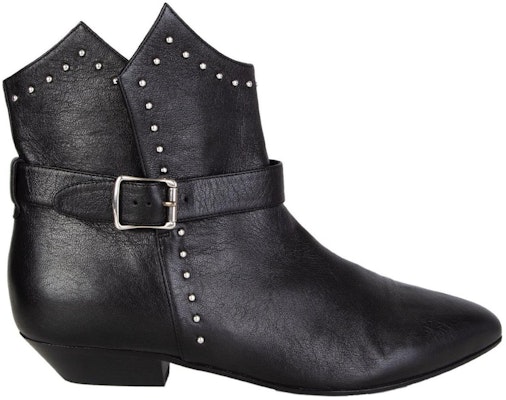 (Women) Saint Laurent Ankle Boots 'Black Leather Buckle' 395508CS5001000 Order (Women) Saint Laurent Ankle Boots 'Black Leather Buckle' 395508CS5001000