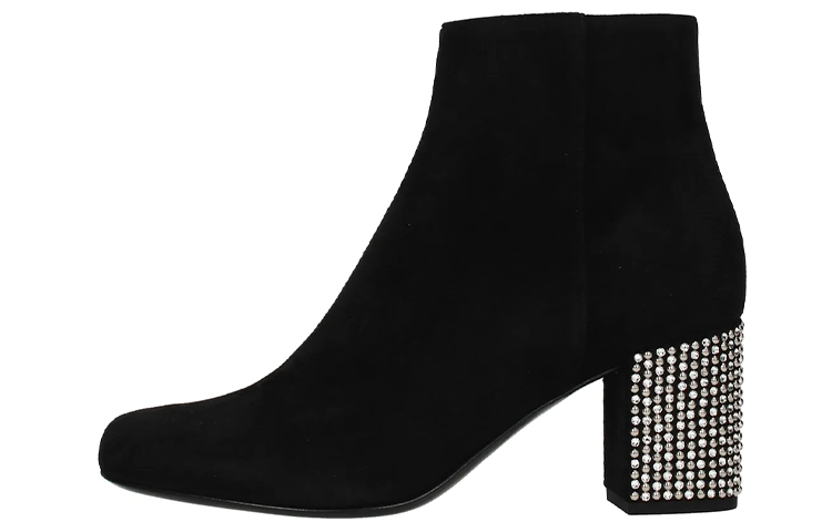 (Women) Saint Laurent Ankle Boots 'Black Suede' 447342C20001000
