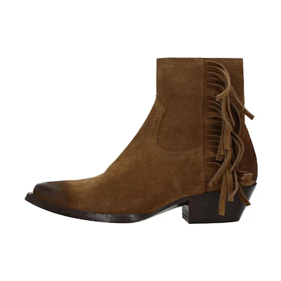 (W) Saint Laurent Ankle Boots 'Brown Suede'