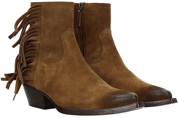 (Women) Saint Laurent Ankle Boots 'Brown Suede' 565591BT3002330 Order (Women) Saint Laurent Ankle Boots 'Brown Suede' 565591BT3002330