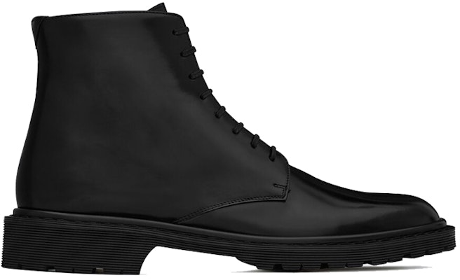 (W) Bota Ejército Saint Laurent 'Cuero Negro Charol' 6324121Y0001000 Order (W) Bota Ejército Saint Laurent 'Cuero Negro Charol' 6324121Y0001000