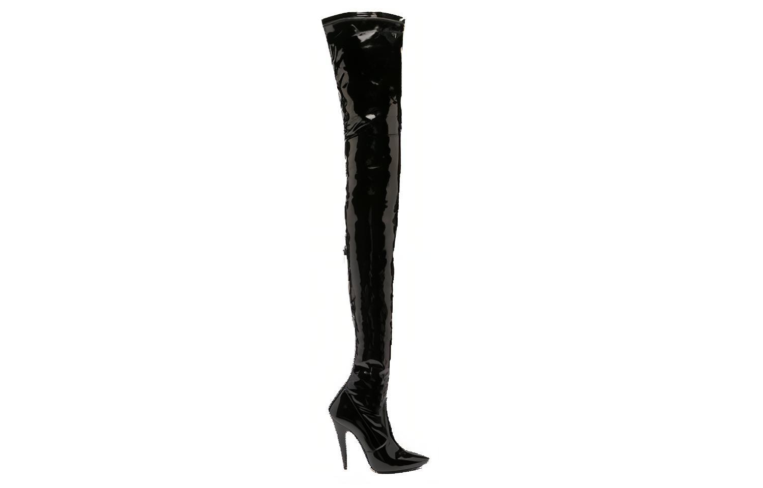 Order (W) 圣罗兰Aylah高帮靴‘黑色帆布’ 6374571LW101000