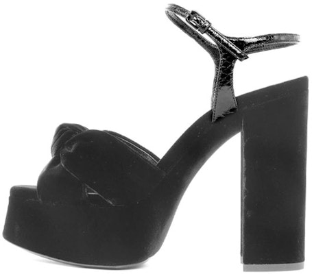 (Women) Saint Laurent Bianca 'Black Comfort Thick Sole Fashion Casual High Heels' 630630L0L701000 Buy (Women) Saint Laurent Bianca 'Black Comfort Thick Sole Fashion Casual High Heels' 630630L0L701000