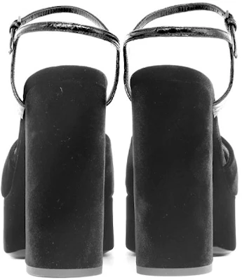(W) Saint Laurent Bianca ''Zwarte Comfortabele Dikke Zool Modieuze Hoge Hakken'' 630630L0L701000 Details for (W) Saint Laurent Bianca ''Zwarte Comfortabele Dikke Zool Modieuze Hoge Hakken'' 630630L0L701000