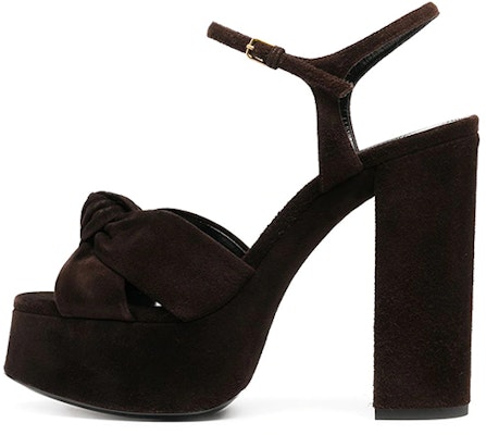 (Women) Saint Laurent Bianca 'Brown Velvet' 6067130LI002114 Buy (Women) Saint Laurent Bianca 'Brown Velvet' 6067130LI002114