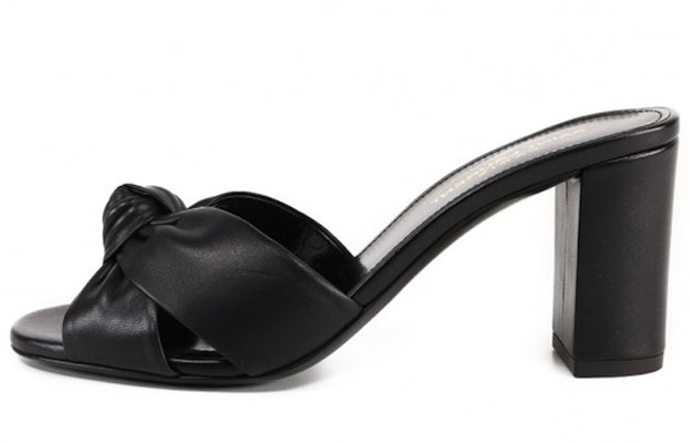 (Women) Saint Laurent Bianca 'Cross-Strap Black' 6527411N8001000 Buy (Women) Saint Laurent Bianca 'Cross-Strap Black' 6527411N8001000