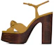 Buy (W) Saint Laurent Bianca Sepatu Hak Tinggi 'Kulit Mulus Kuning' 6490872O5002850