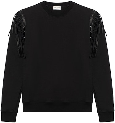 (W) 생로랑 블랙 프린지 후디 579035Y2TC21000 Buy (W) 생로랑 블랙 프린지 후디 579035Y2TC21000