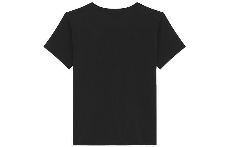 Lookbook (W) 생로랑 블랙 로고 크루넥 티셔츠 480335YB2IS9787