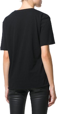 (W) 圣罗兰黑色Logo圆领T恤 480335YB2IS9787 Purchase (W) 圣罗兰黑色Logo圆领T恤 480335YB2IS9787