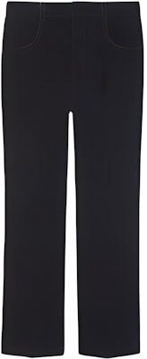 (Women) Saint Laurent Black Logo Cropped Casual Pants. 661358Y615W1000 Buy (Women) Saint Laurent Black Logo Cropped Casual Pants. 661358Y615W1000