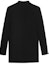 Lookbook (Women) Saint Laurent Black Solid Buttoned Long Sleeve Straight Dress 658317Y288V1000