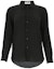Order (Women) Saint Laurent Black Solid Crepe Long Sleeve Shirt 395733Y100W1000