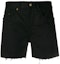 Order (W) SAINT LAURENT 黑色彈性牛仔短褲休閒風格 622118YO5001080