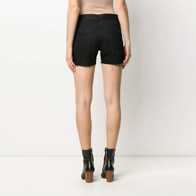 (W) SAINT LAURENT 黑色彈性牛仔短褲休閒風格 622118YO5001080 Purchase (W) SAINT LAURENT 黑色彈性牛仔短褲休閒風格 622118YO5001080