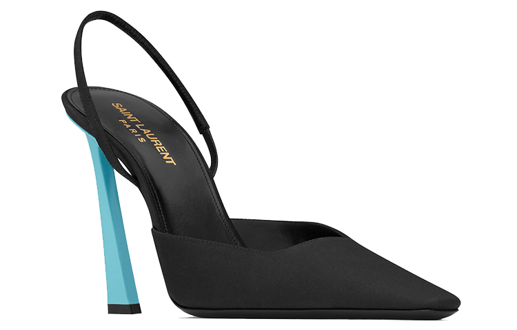 Order (W) Saint Laurent Blade 'Hitam Biru' 736866AABNR1025