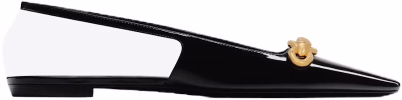 Order SAINT LAURENT 皮革 百搭簡約 平底鞋 女款 黑色