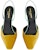 (W) Saint Laurent Blade Heel Pumps 'Kuning-Hijau Patent' 736869AABTS7165