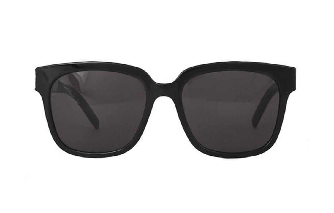 (Women) SAINT LAURENT Butterfly Sunglasses for Women Black with Side Temple Logo. SLM4000154