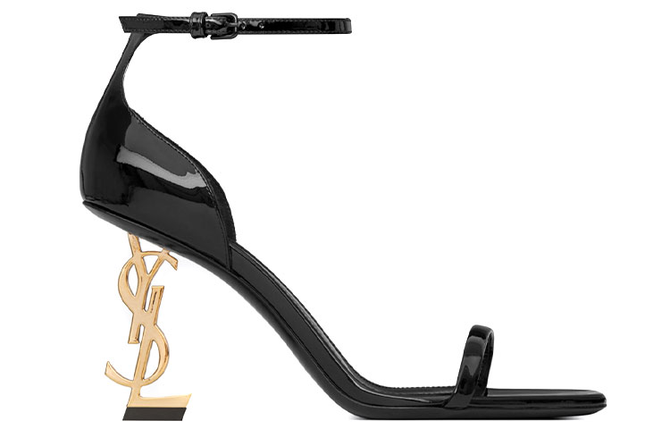 Lookbook (Women) Saint Laurent Calfskin Buckle Stiletto Sandals 'Black' 5576790NPKK1000