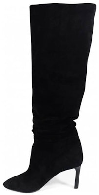 (Women) Saint Laurent Calfskin Suede High-Top Boots 'Black' 5527920LI002330 Buy (Women) Saint Laurent Calfskin Suede High-Top Boots 'Black' 5527920LI002330