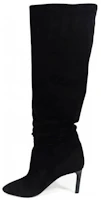 (Women) Saint Laurent Calfskin Suede High-Top Boots 'Black' 5527920LI002330 (Women) Saint Laurent Calfskin Suede High-Top Boots 'Black' 5527920LI002330