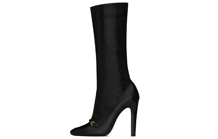 (Women) Saint Laurent Camden 'Black Patent' 66763725V001000