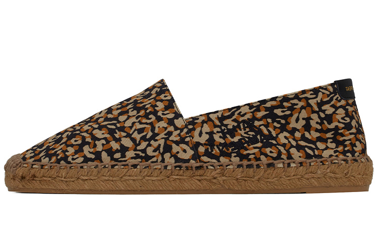 (Women) Saint Laurent Canvas Embroidered Espadrilles 'Leopard Print' 6059569AAAB1077